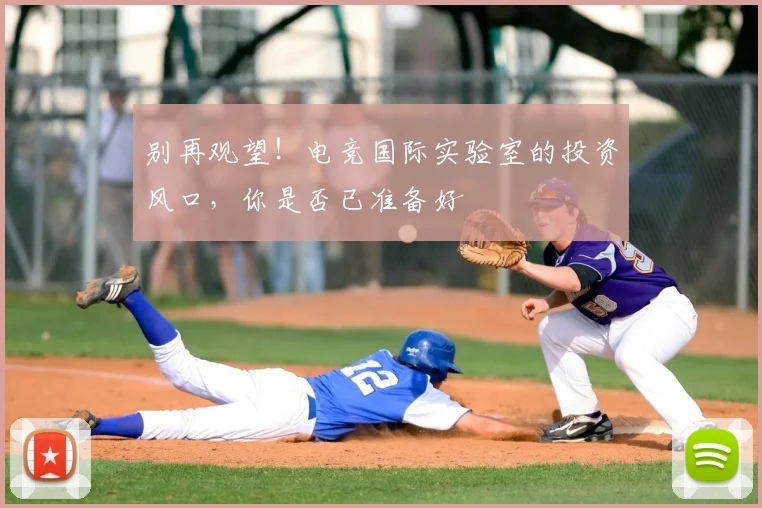 别再观望！电竞国际实验室的投资风口，你是否已准备好